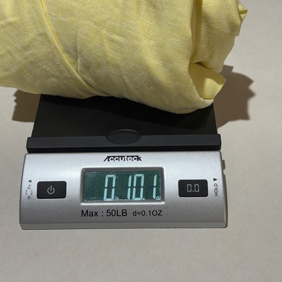 Susan Graver Women Linen LongSleeve Tunic Button Up Shirt XLP Breathable Coastal - Picture 9 of 9